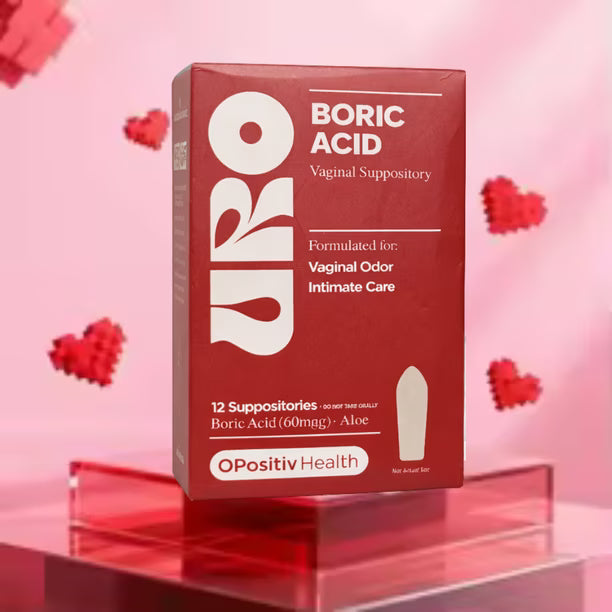 URO: OVULO DE ACIDO BORICO 12 UNIDADES POR CAJITA
