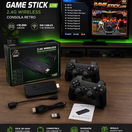 GAME STICK PAD BM8 CON MÁS DE 20,000 JUEGOS RETRO
