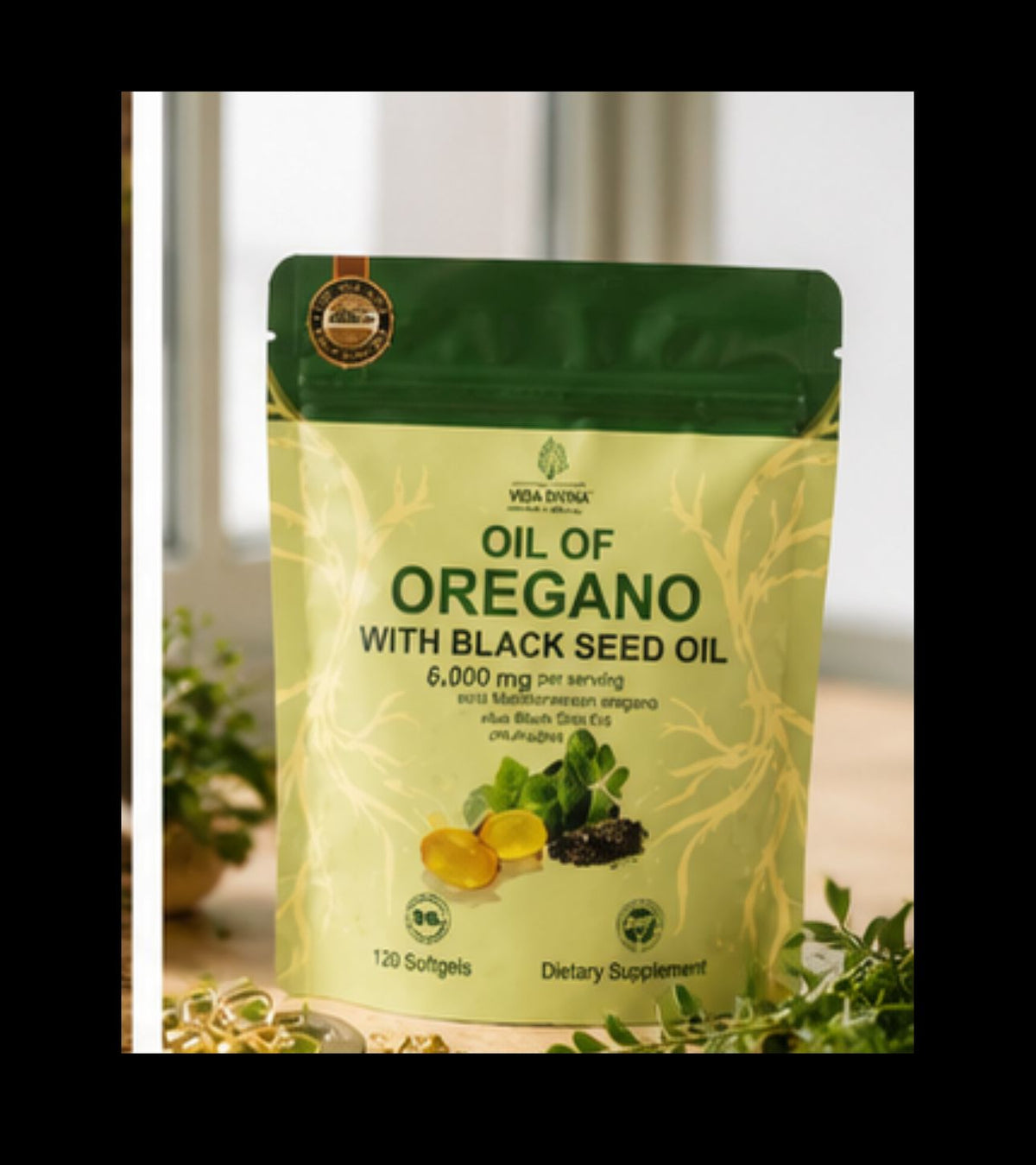 🌿 OREGANO OIL + BLACK SEED OIL 6,000 MG
